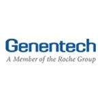 Logo for and link to Genentech.