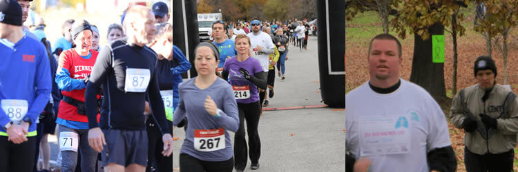 Runners at Save Your Breath 5K.
