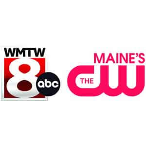 Logo for WMTW Channel 8 and Maine's CW.